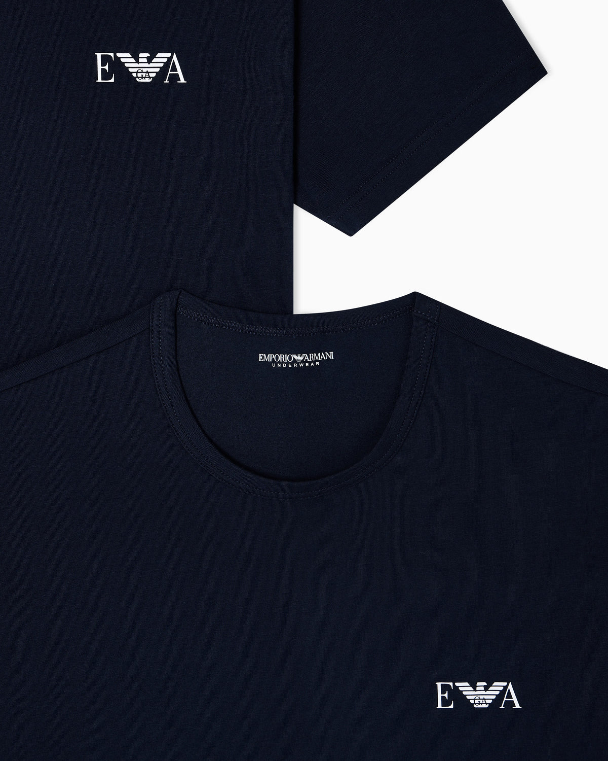 Short sleeve t-shirt 2-pack in stretch jersey Essential