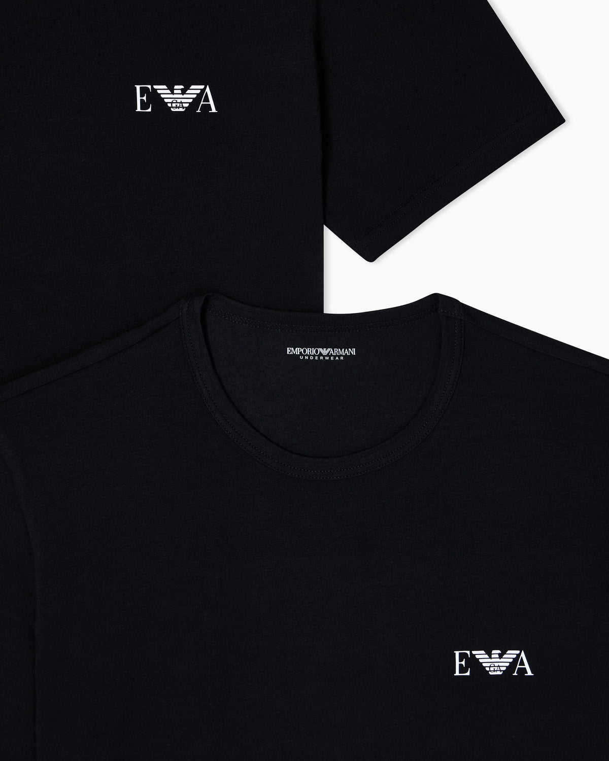 Short sleeve t-shirt 2-pack in stretch jersey Essential