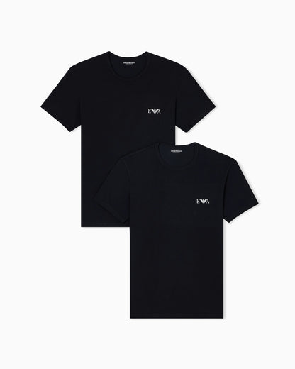 Short sleeve t-shirt 2-pack in stretch jersey Essential
