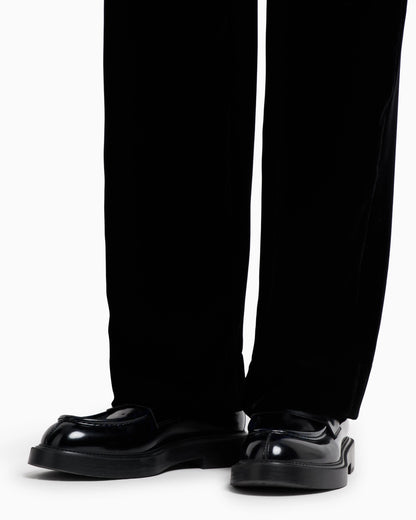 Icon smooth velvet trousers
