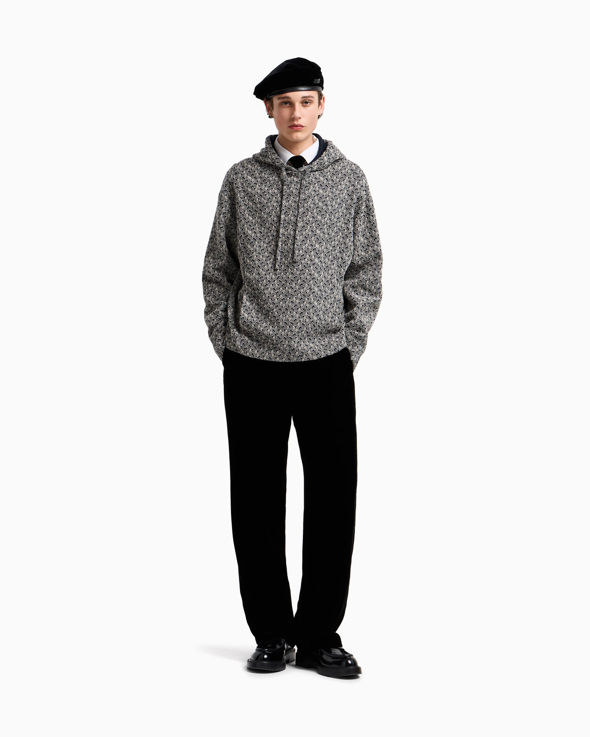 Icon smooth velvet trousers