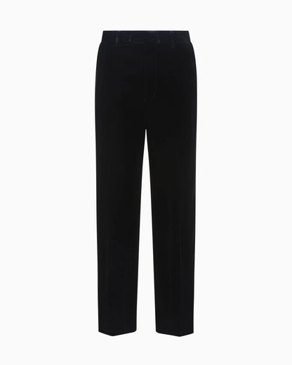 Icon smooth velvet trousers