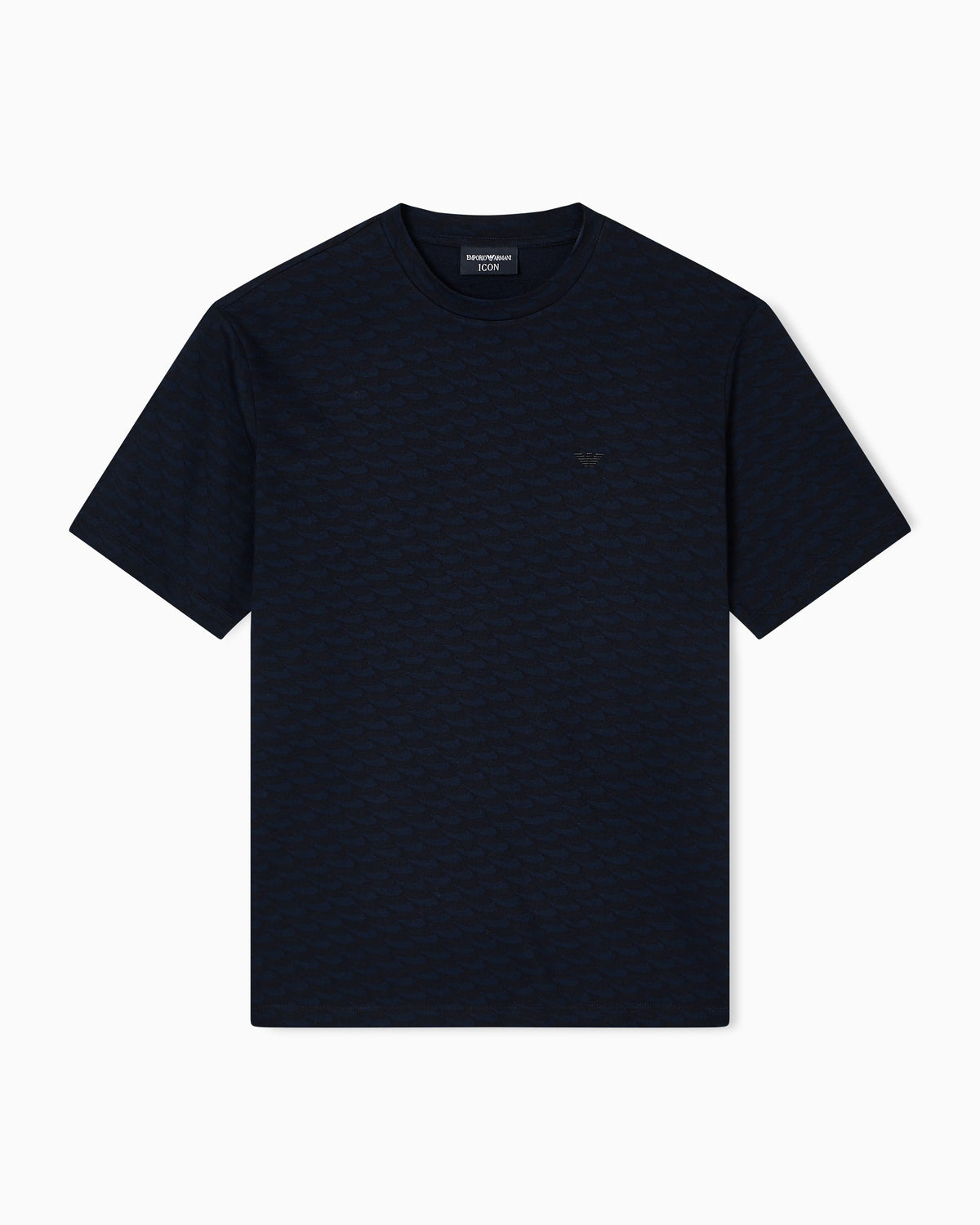 Logo jumper in cotton with optical pattern Capsule Icon