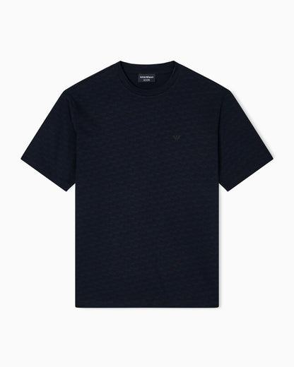 Logo jumper in cotton with optical pattern Capsule Icon