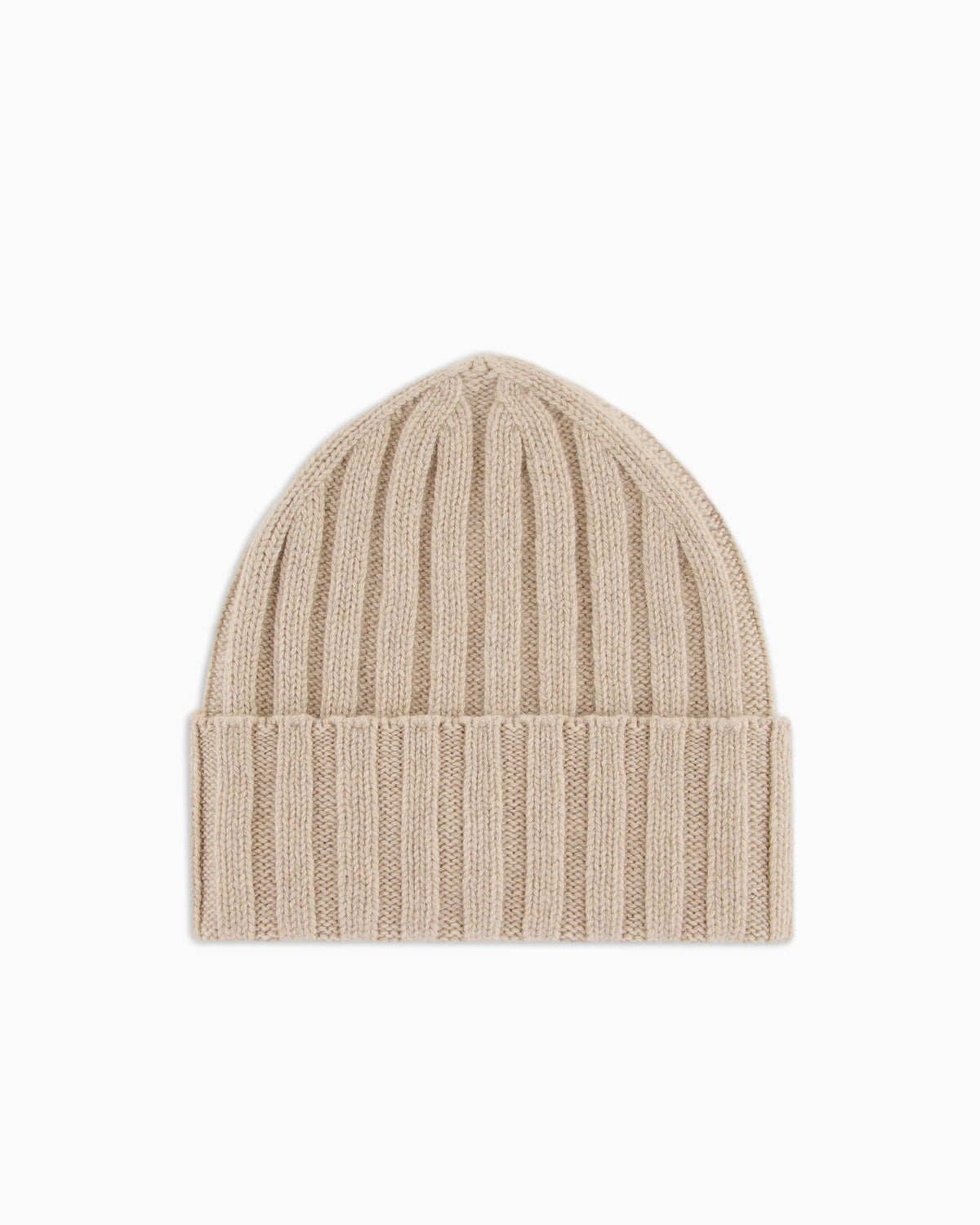 Pure cashmere, ribbed beanie