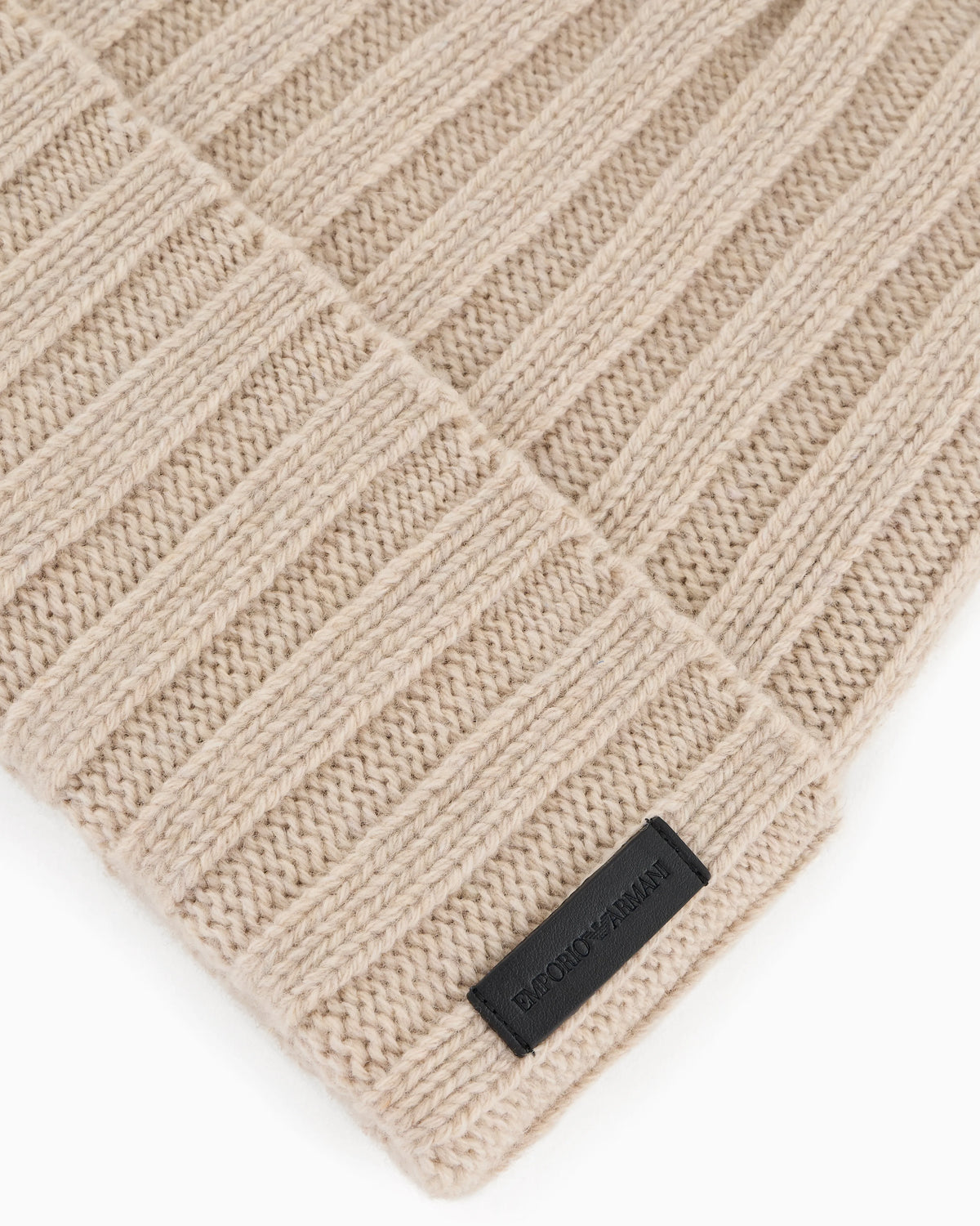 Pure cashmere, ribbed beanie