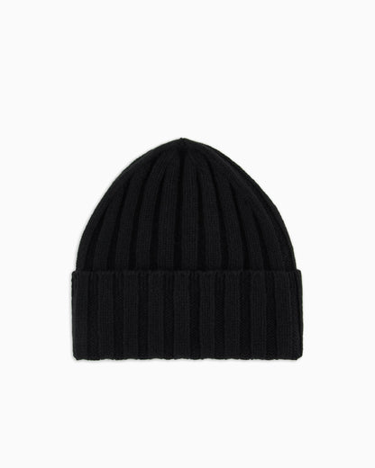 Pure cashmere, ribbed beanie