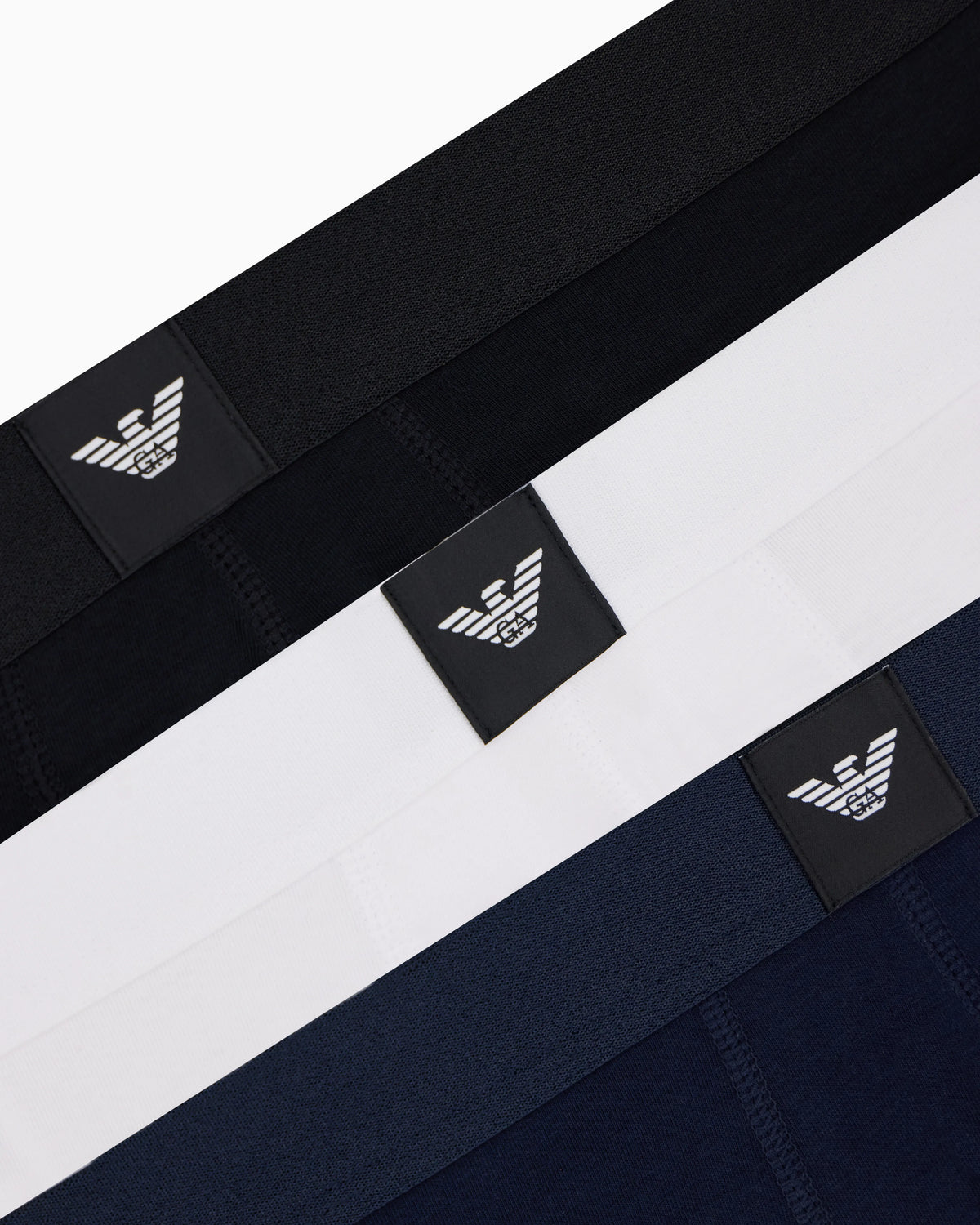 3-pack cotton jersey trunks with essential logo label