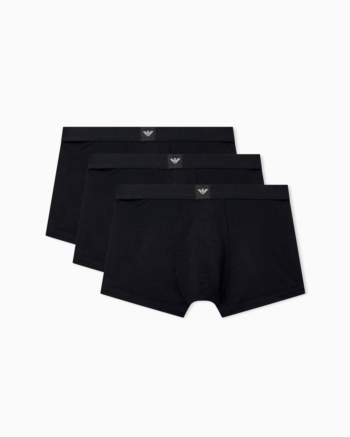 3-pack cotton jersey trunks with essential logo label