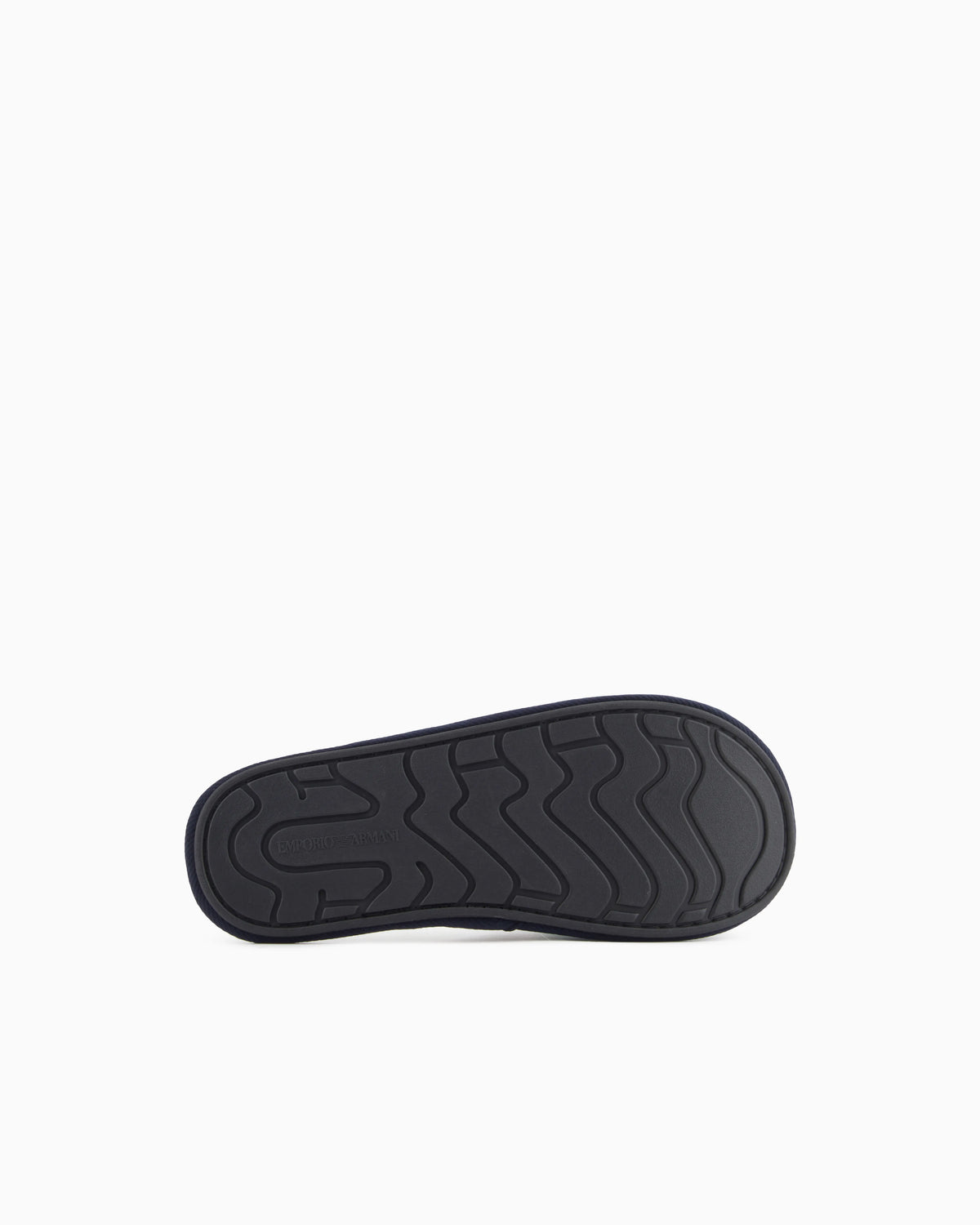 Twill slippers with eagle embroidery