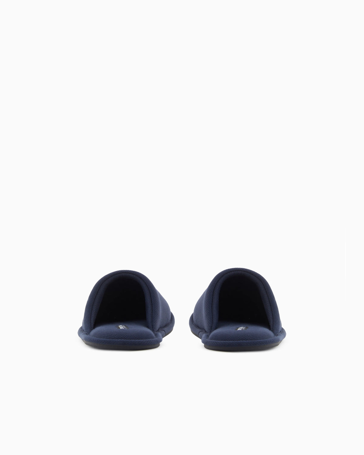 Twill slippers with eagle embroidery