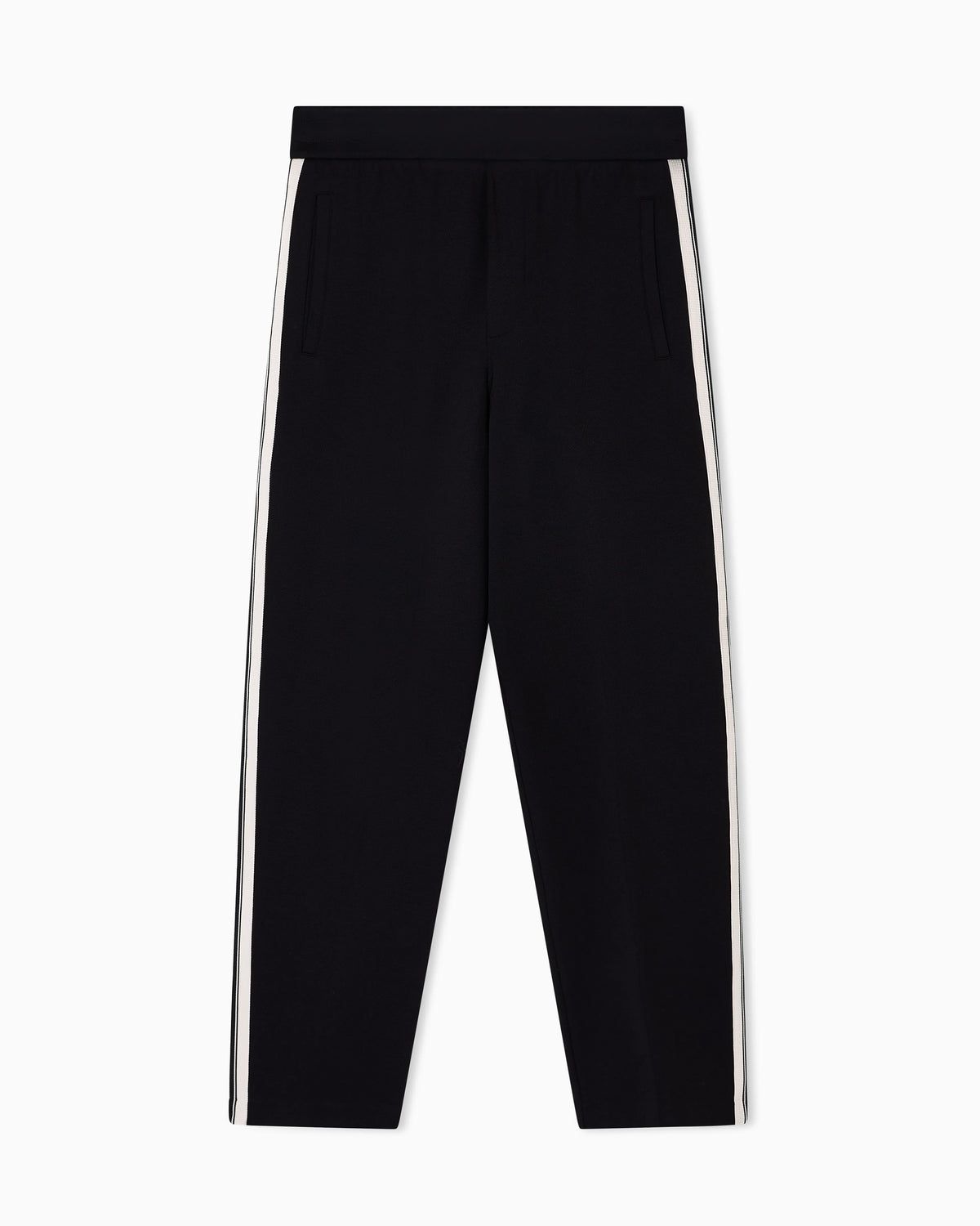 ASV jersey trousers with elasticated waist and contrasting bands