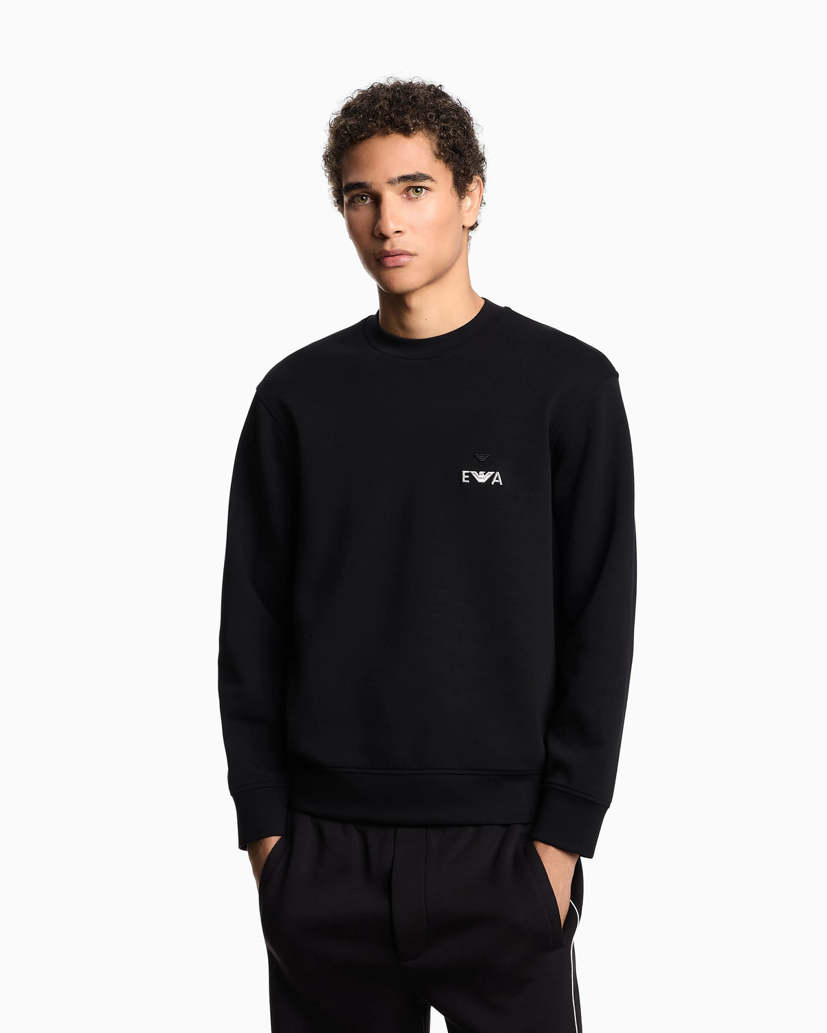 ASV jersey sweatshirt with super-embossed EA embroidery