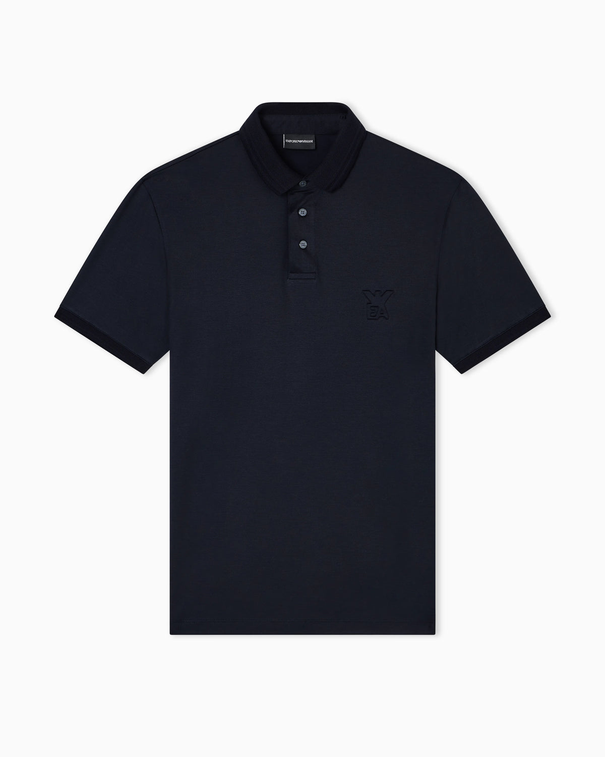 ASV Lyocell-blend jersey polo shirt with domed logo