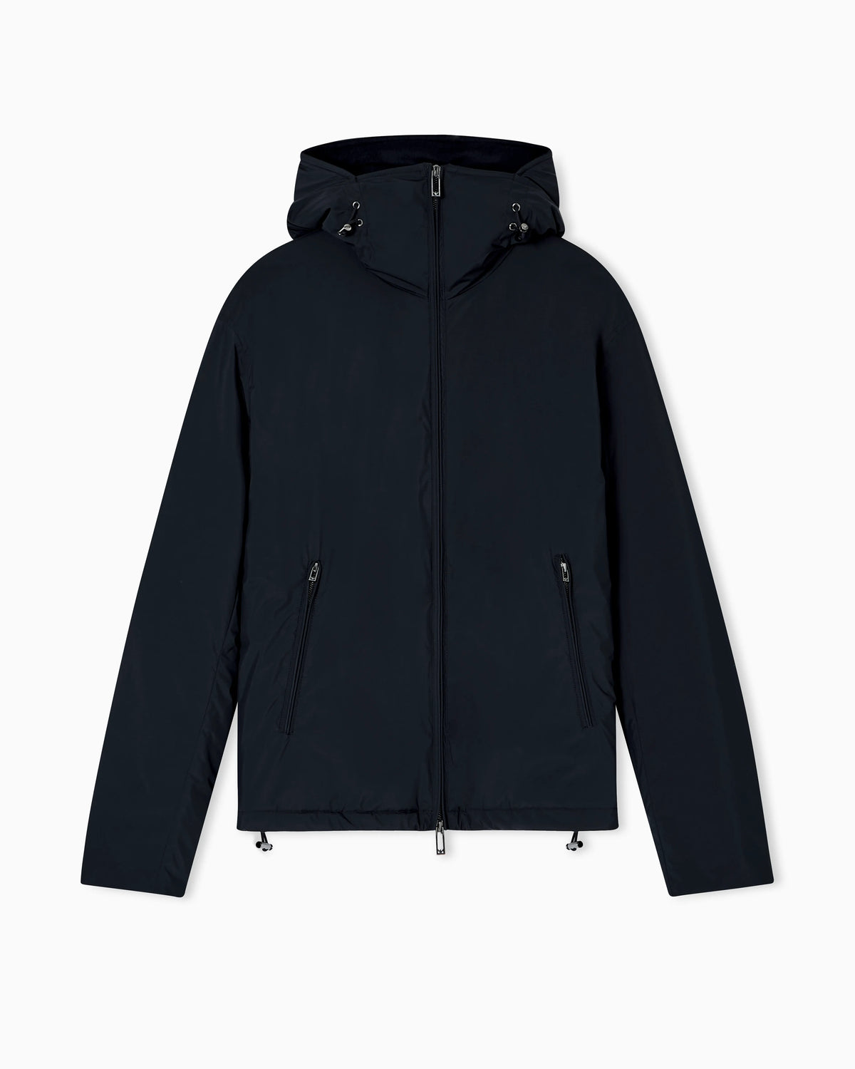 Travel Essentials water-repellent nylon hooded jacket