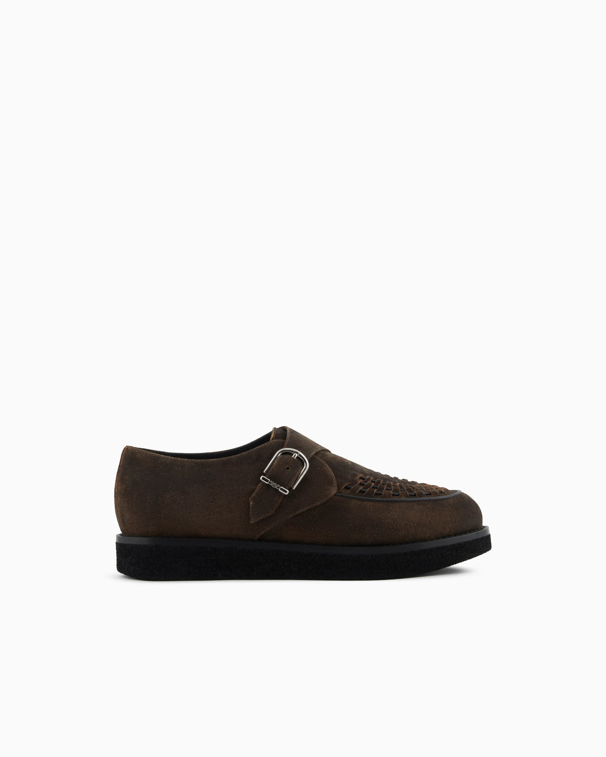 New York capsule collection monkstraps in dappled crust leather