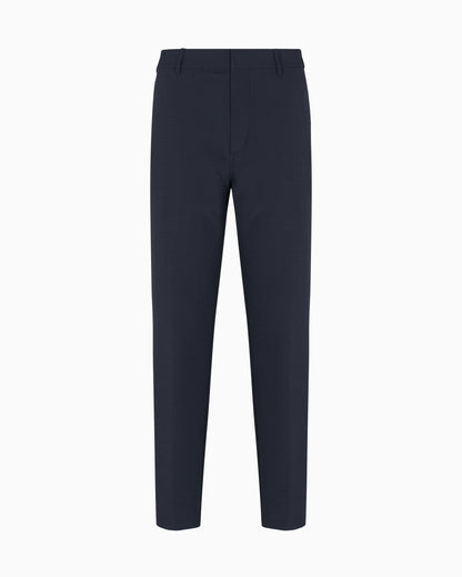 Nylon seersucker chinos