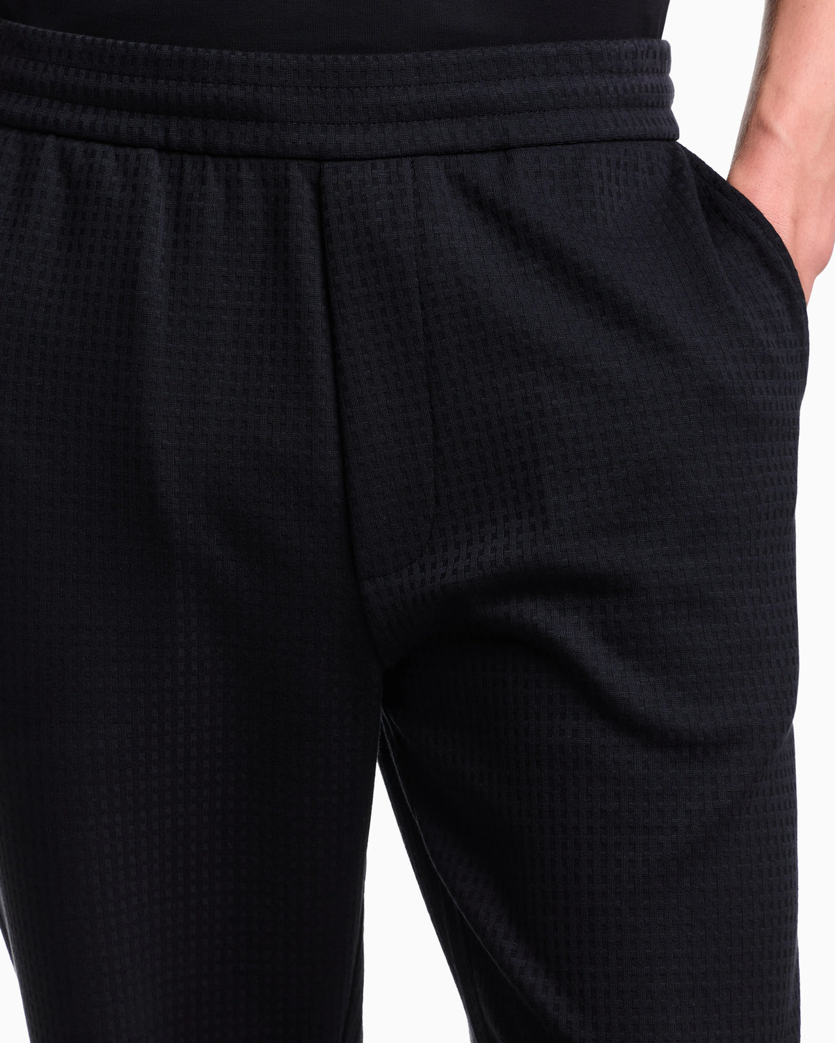 ASV Lyocell-blend jacquard jersey trousers