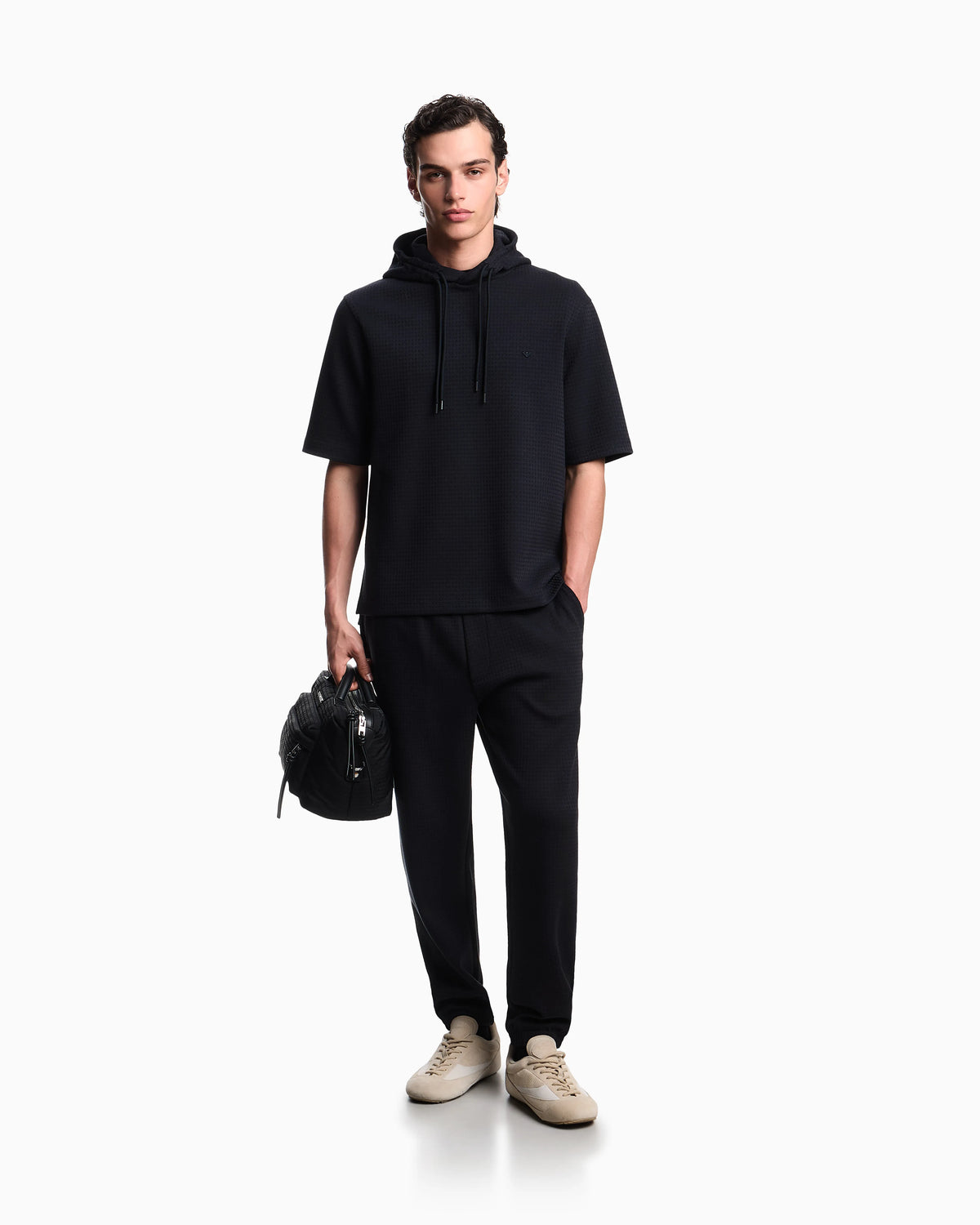ASV Lyocell-blend jacquard jersey trousers