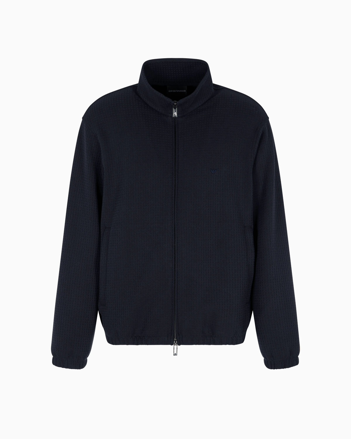ASV full-zip sweatshirt in Lyocell-blend jacquard jersey