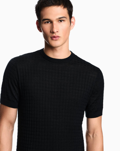 ASV Lyocell-blend jumper in a plain and purl knit