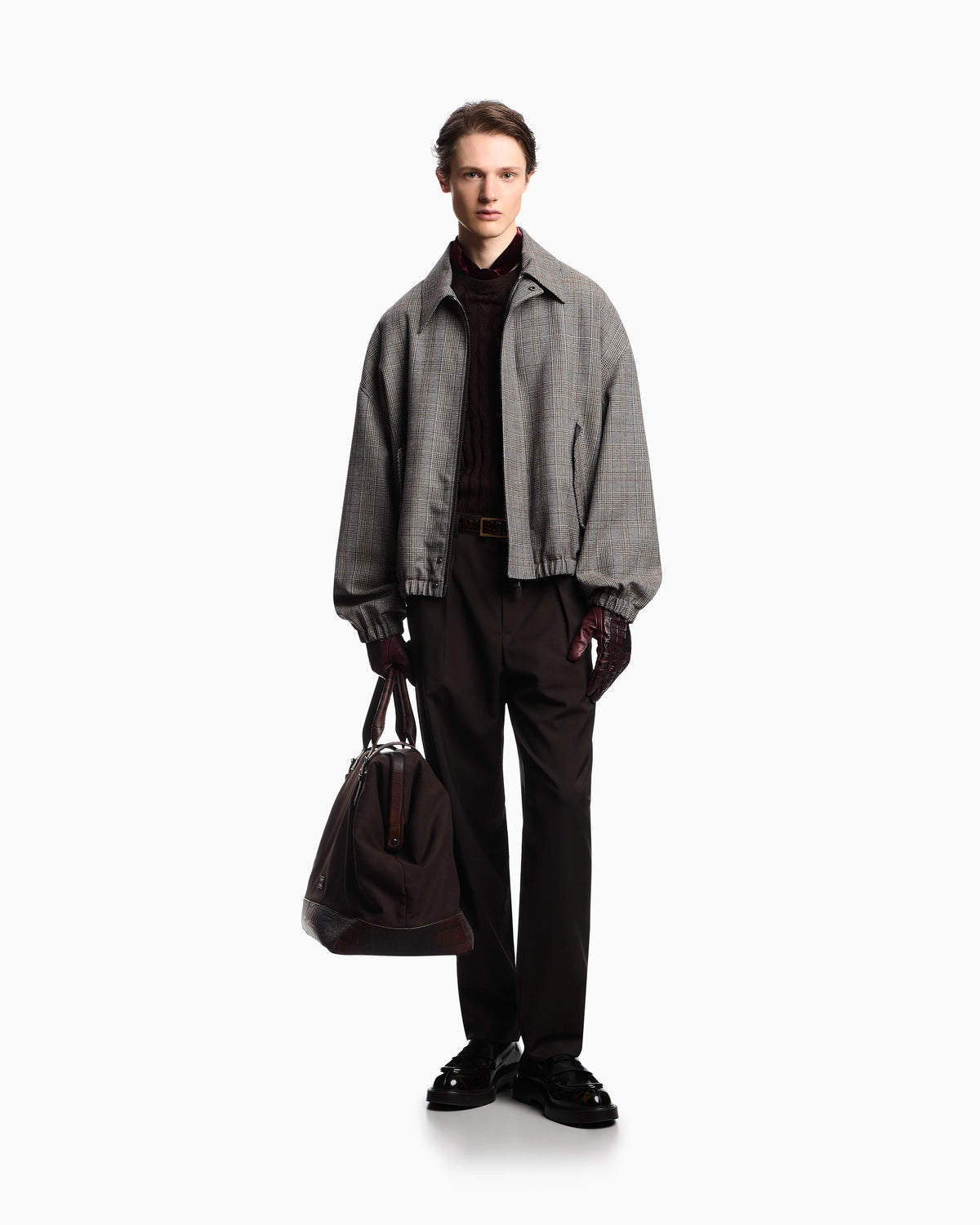 ASV Lyocell-blend jumper in an embossed, patterned stitch
