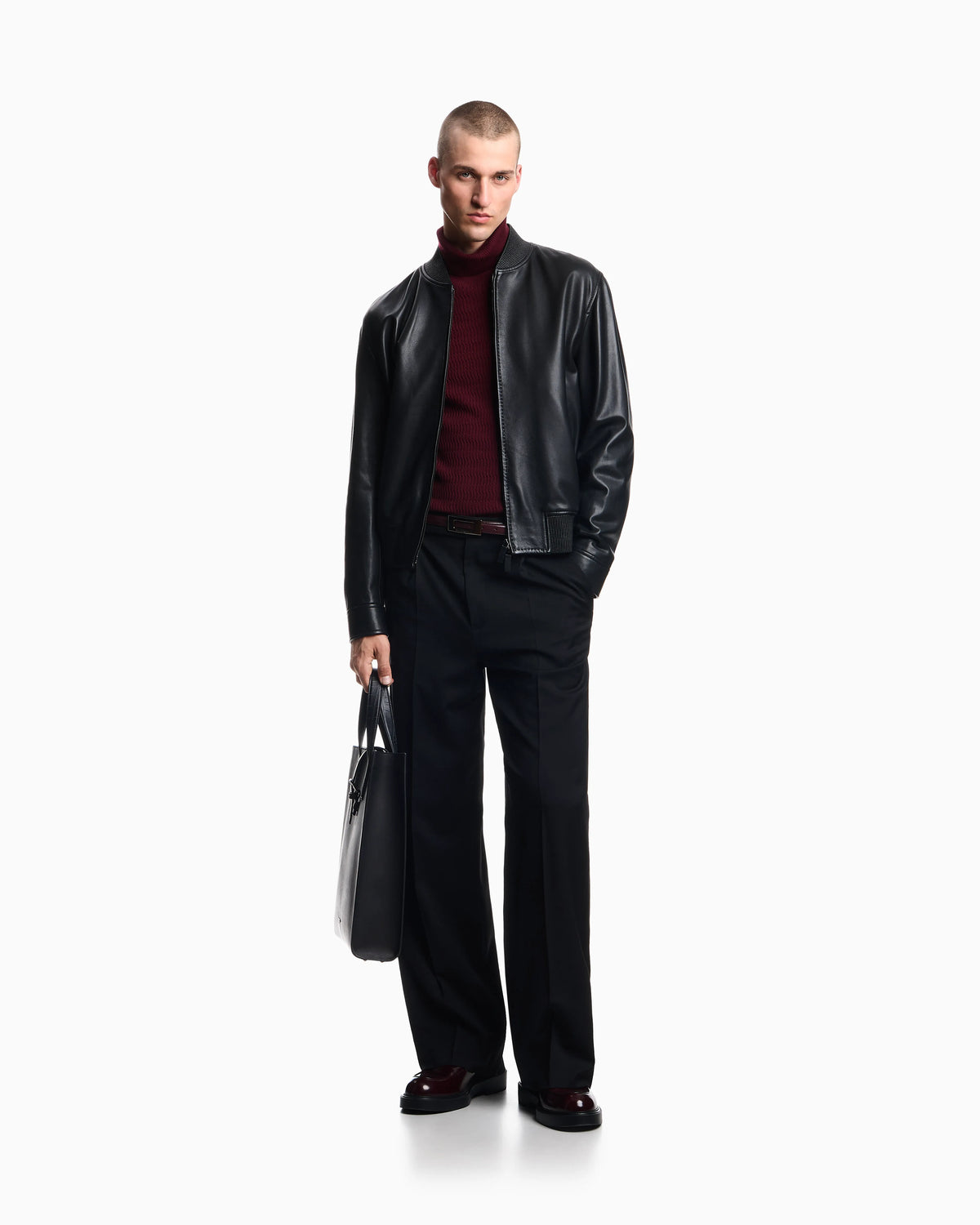 Blouson in aniline nappa lambskin