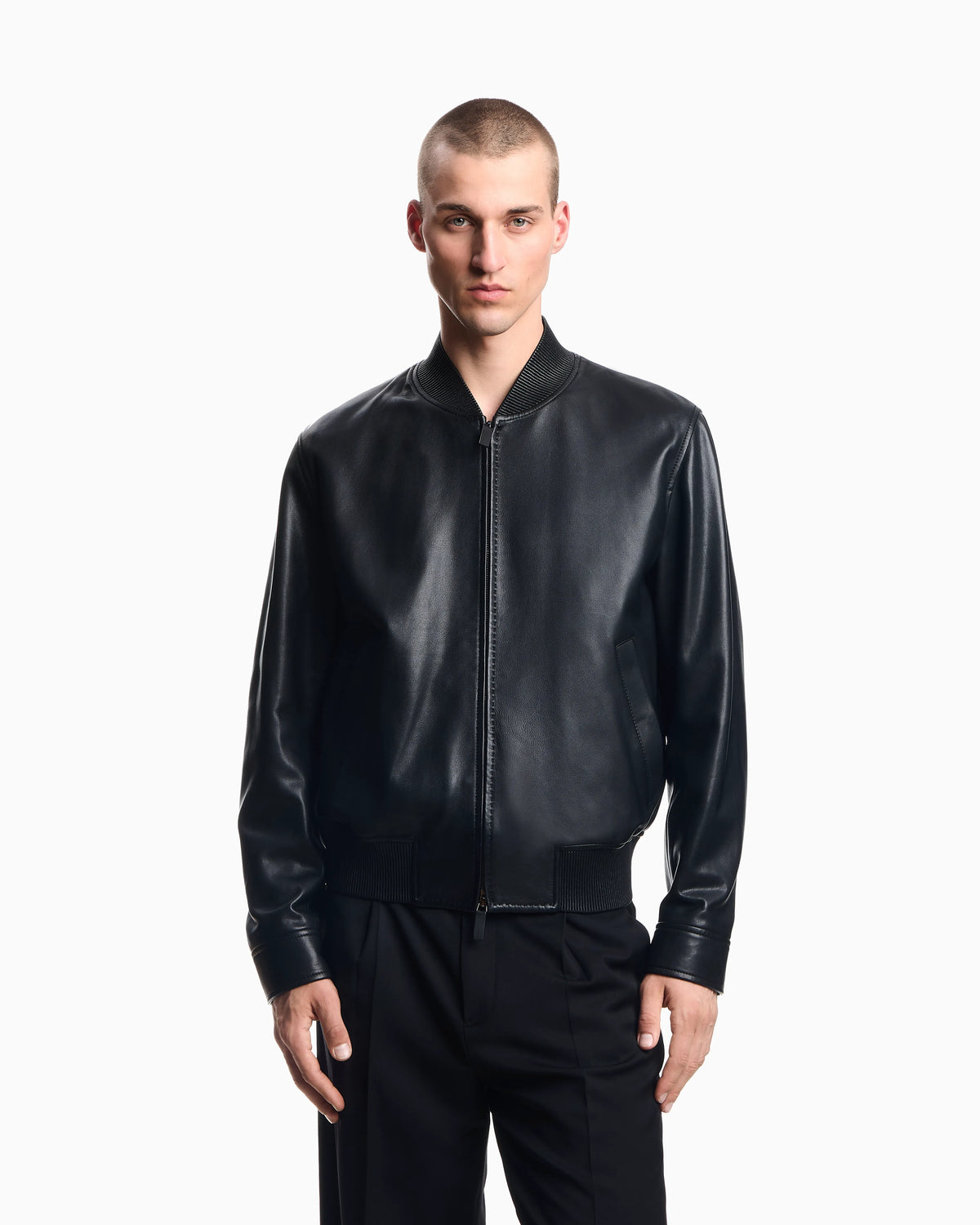 Blouson in aniline nappa lambskin