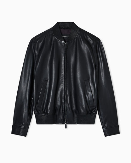 Blouson in aniline nappa lambskin