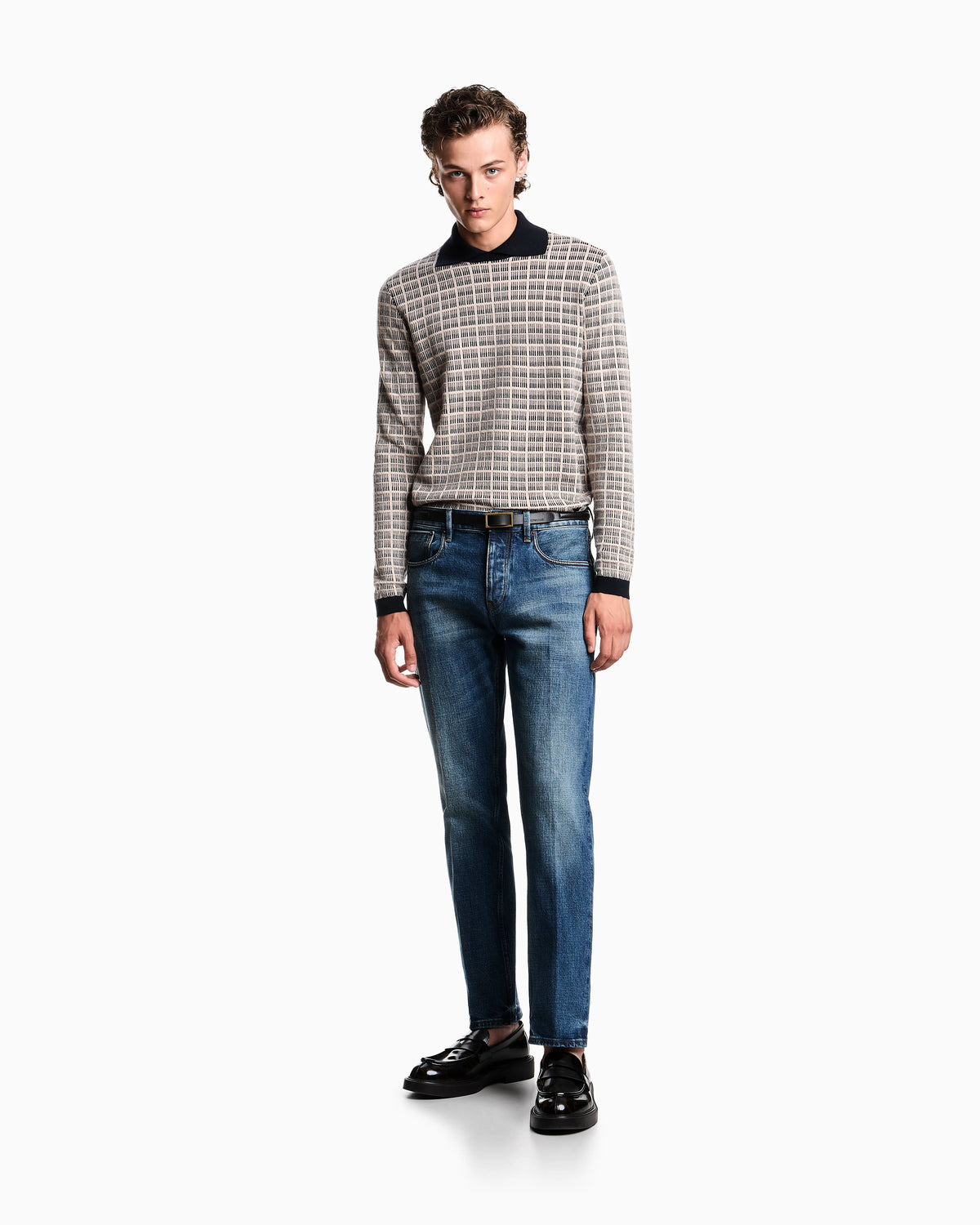 J41 straight-fit vintage jeans DENIM LAB by Emporio Armani