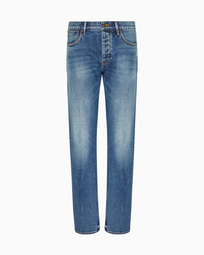 J41 straight-fit vintage jeans DENIM LAB by Emporio Armani