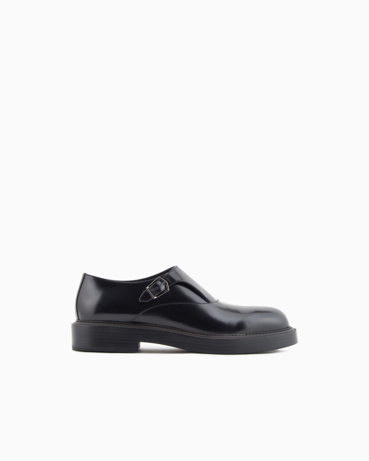 Brushed leather monkstraps
