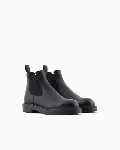 Dappled leather Beatle boots