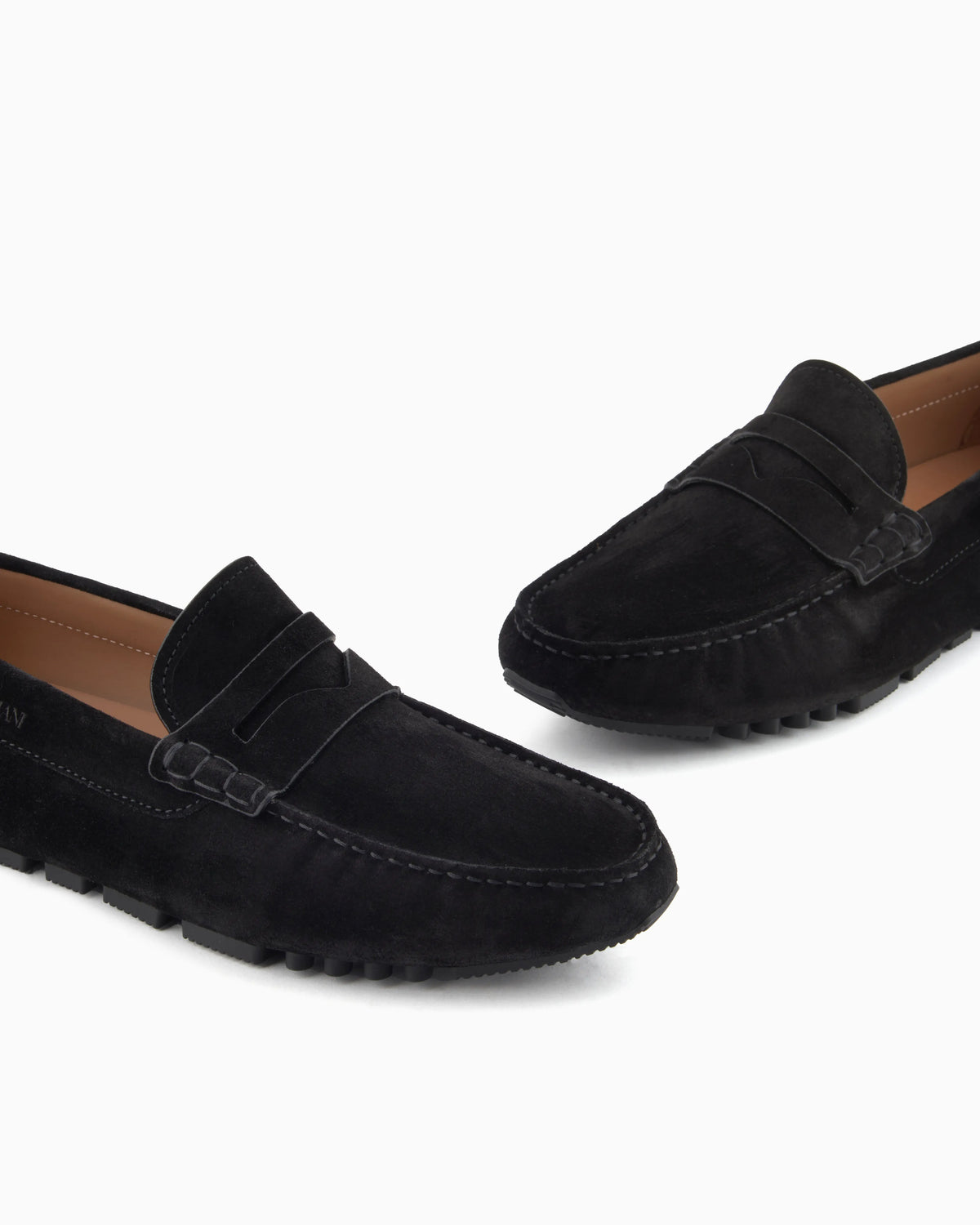 Suede driving shoes