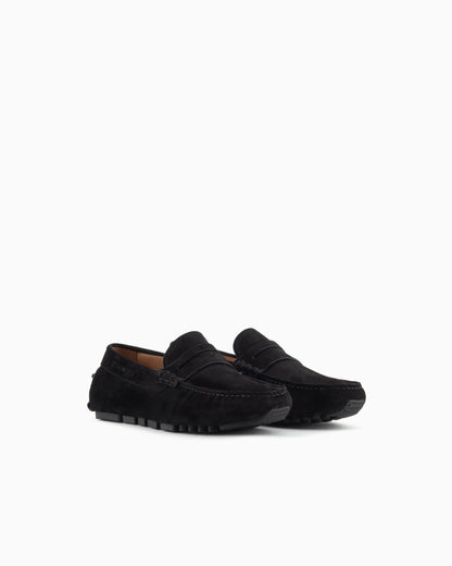 Suede driving shoes
