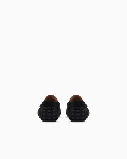Suede driving shoes