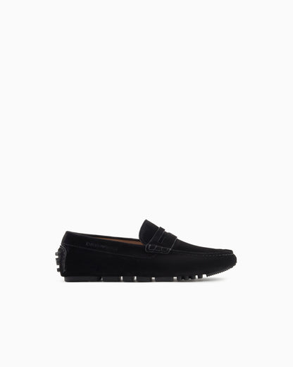 Suede driving shoes