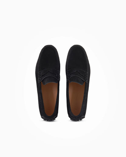 Suede driving shoes