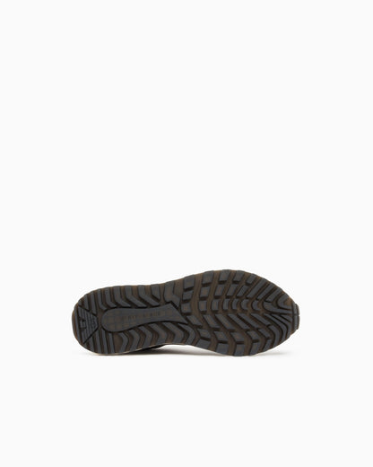 recycled nylon sneakers with regenerated Saffiano details