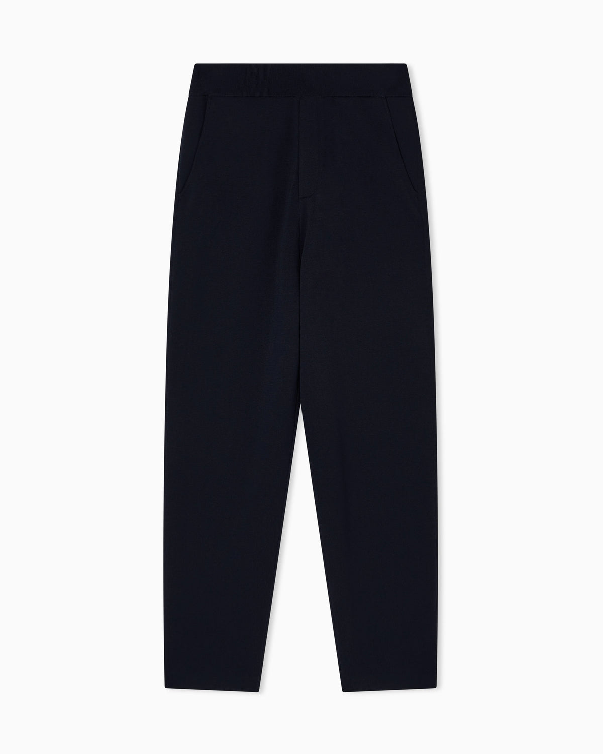 Icon knitted elasticated-waist trousers