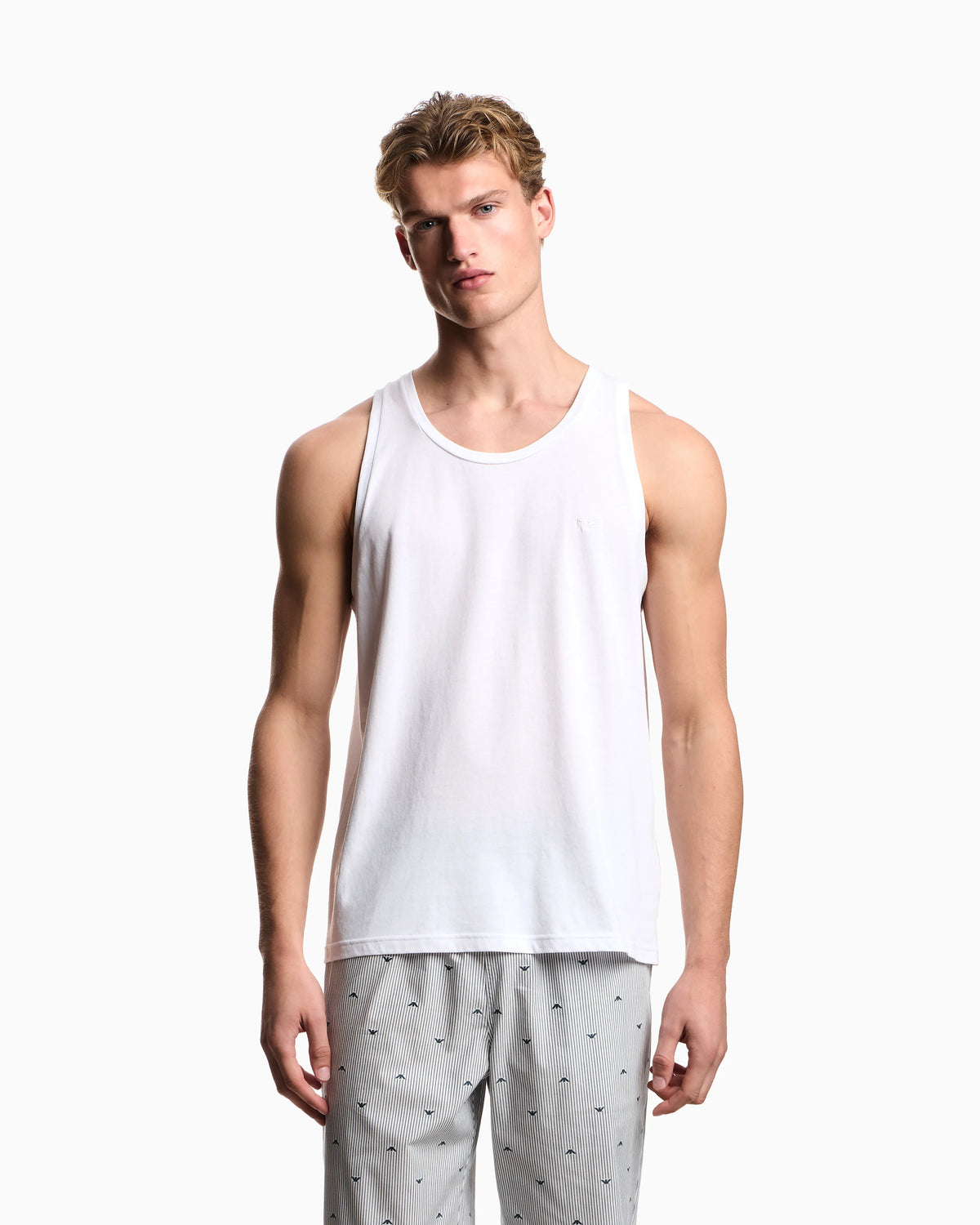 Pima jersey loungewear tank top