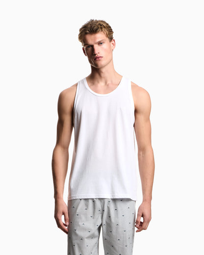 Pima jersey loungewear tank top