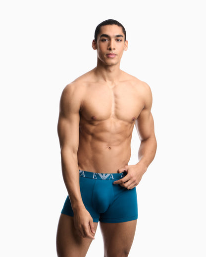 Five-pack stretch cotton jersey trunks with logo waistband