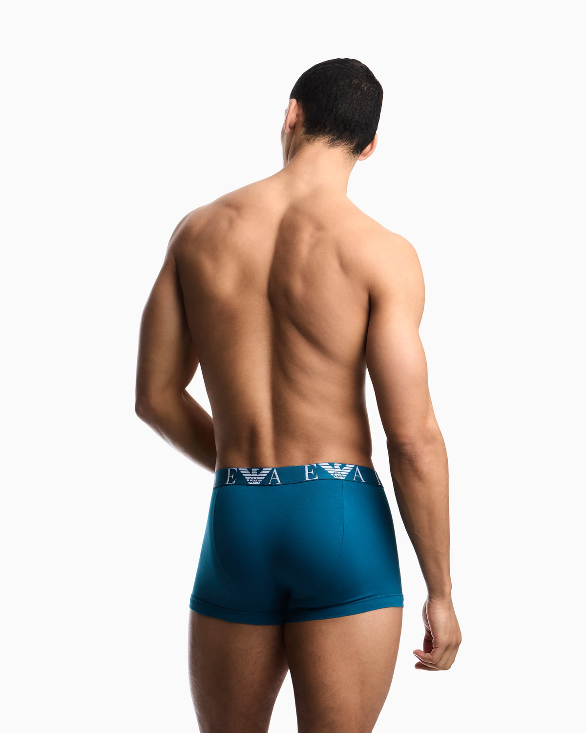 Five-pack stretch cotton jersey trunks with logo waistband