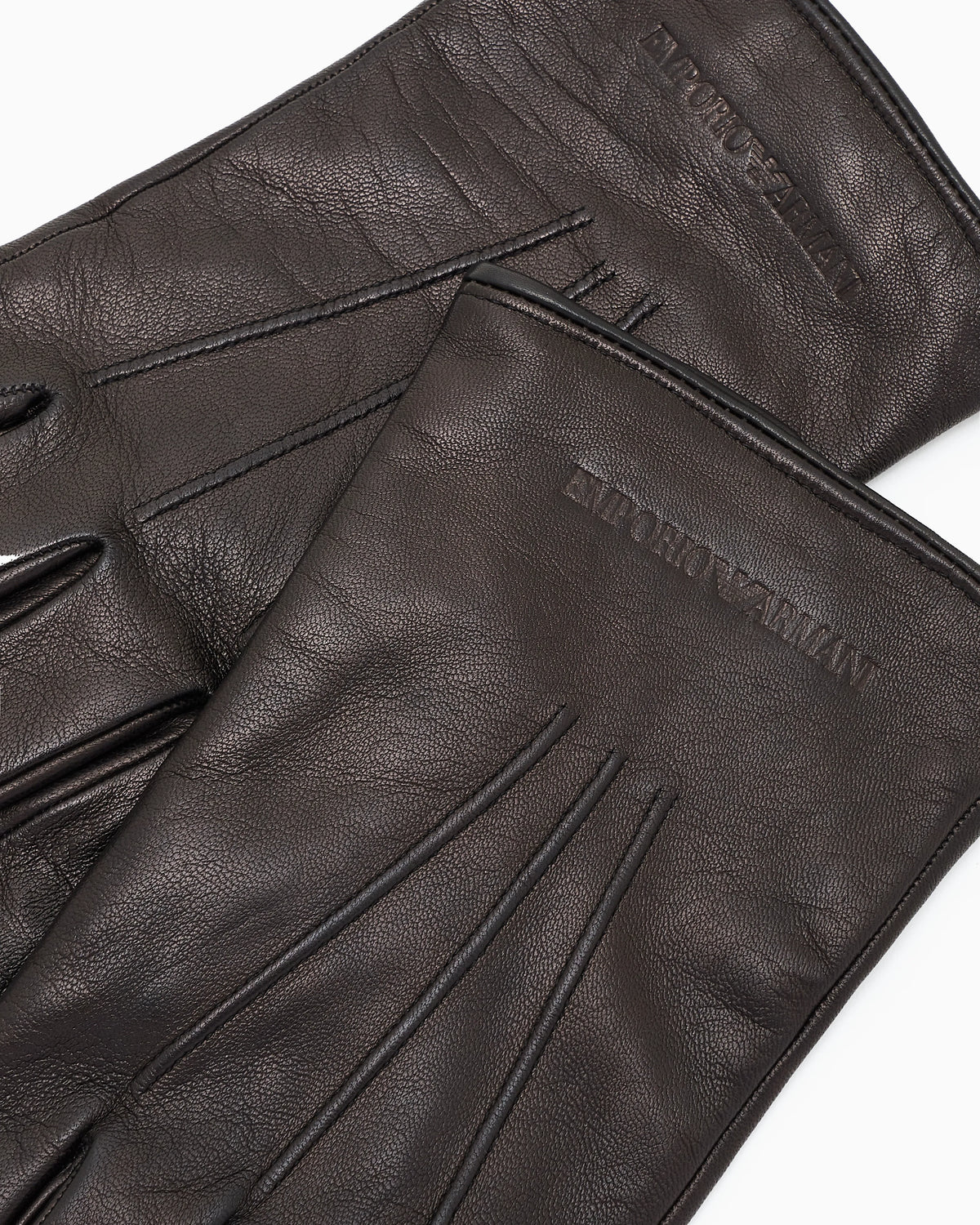 Lambskin nappa leather gloves with baguette detail