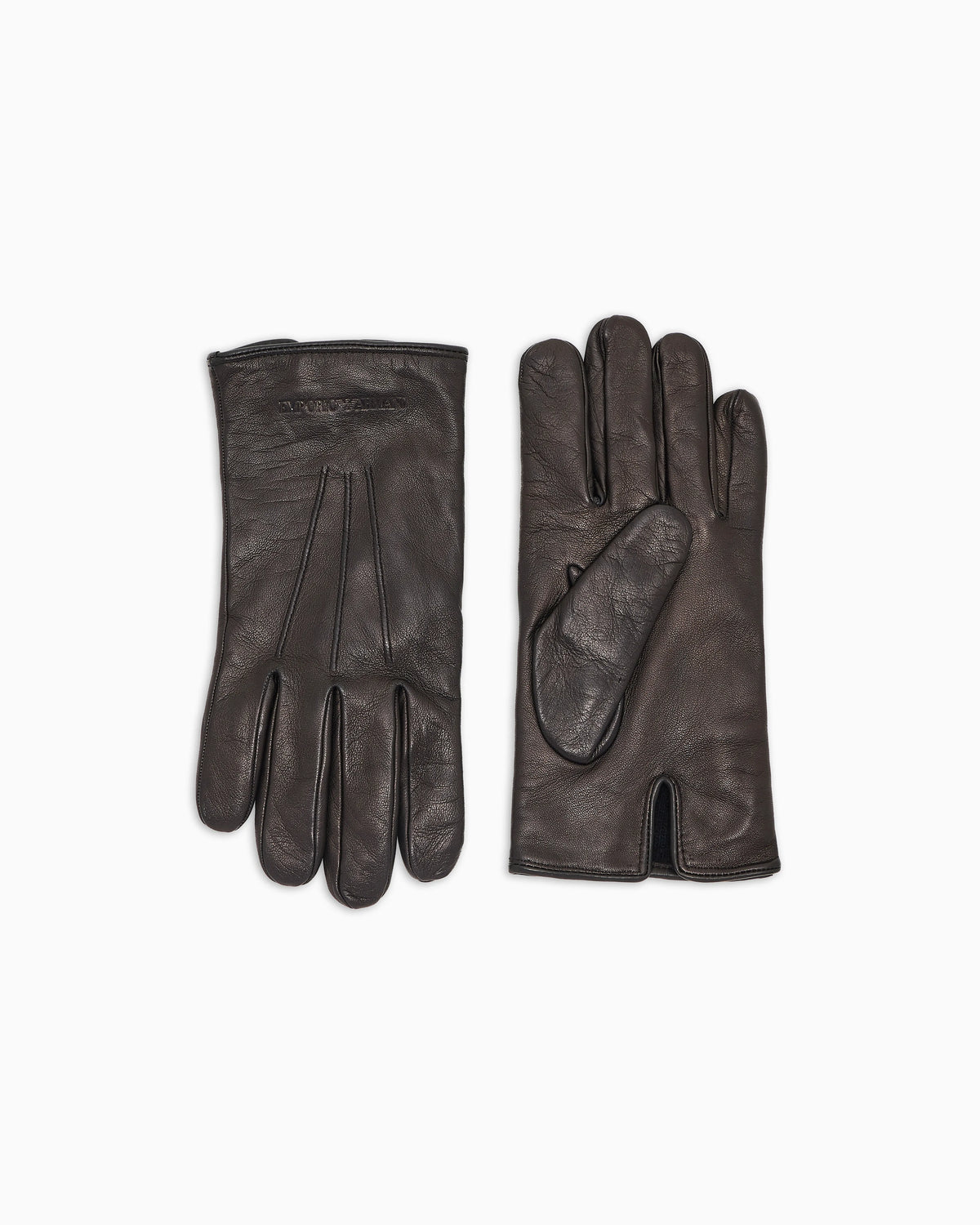 Lambskin nappa leather gloves with baguette detail
