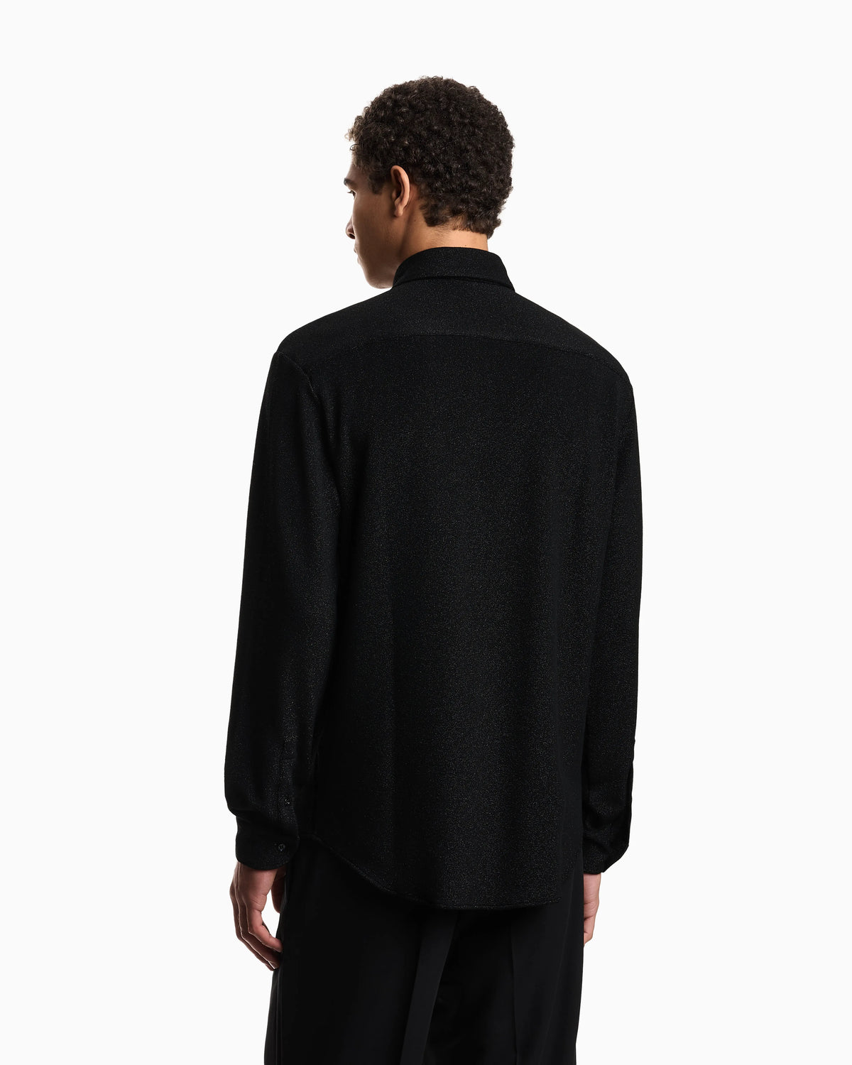 Lurex jersey shirt