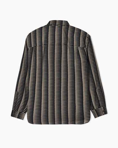 Comfort-fit all-over print Lyocell-blend shirt