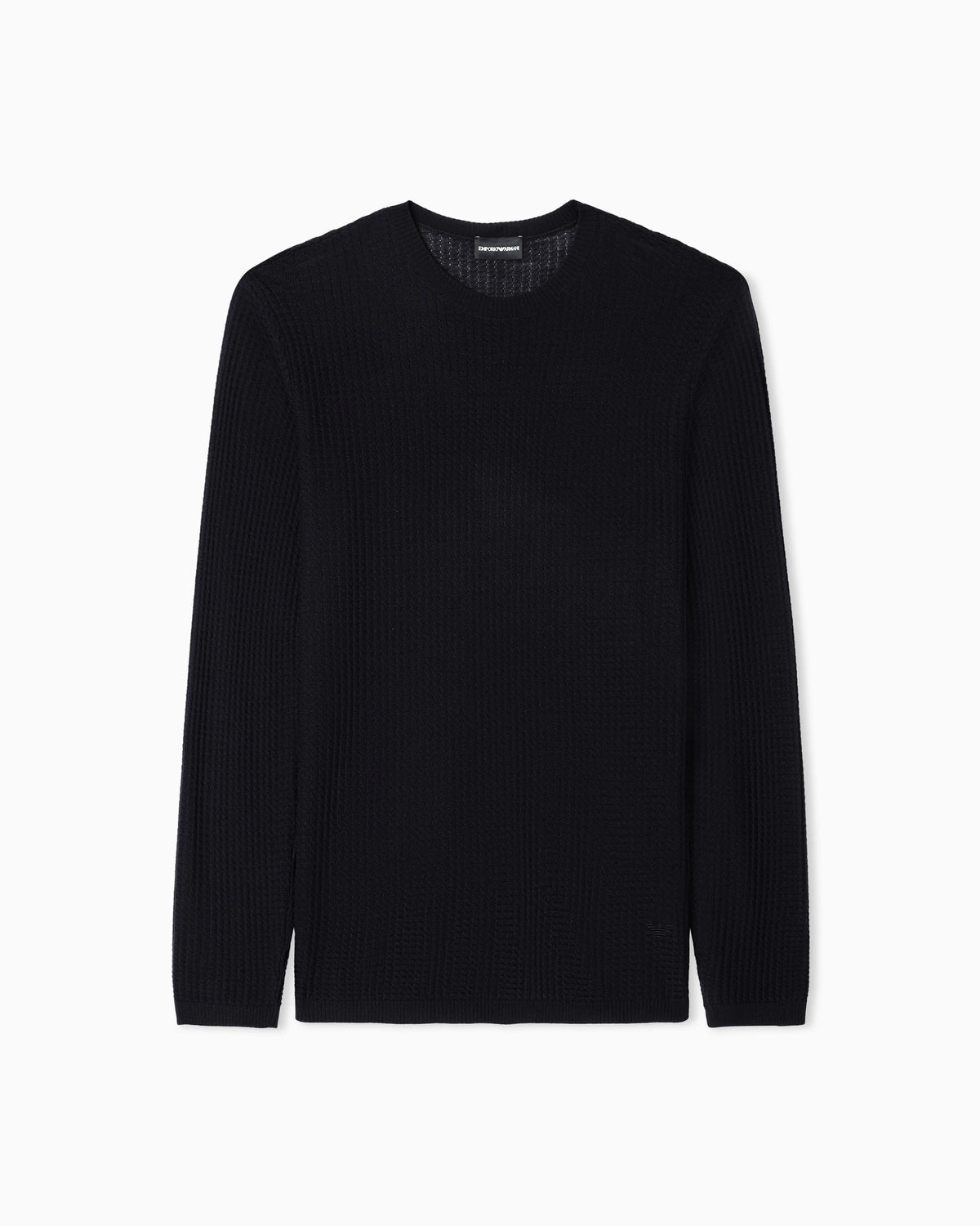 Lyocell-blend jumper in a tuck stitch