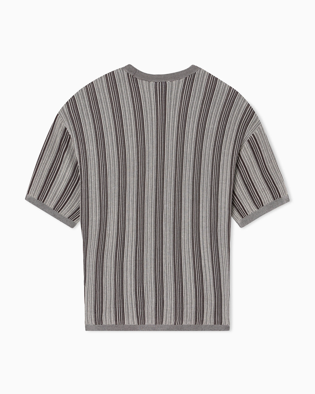 Ribbed Lyocell-blend jumper with jacquard pattern